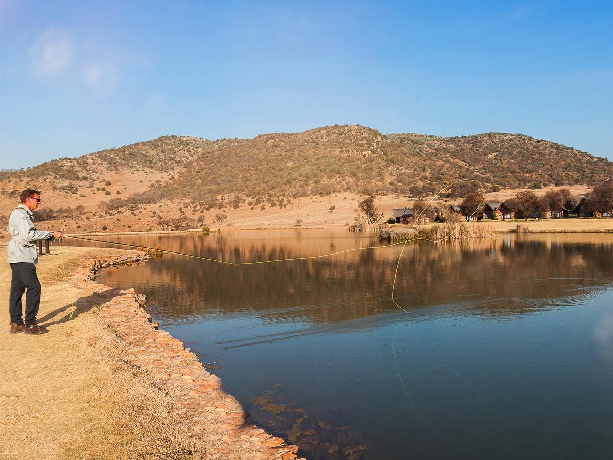 Kloofzicht Lodge & Spa 크루거스도프 외부 사진 View of the dam